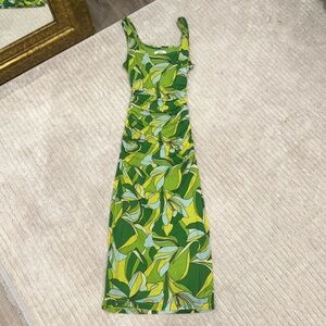 Bar III Green Midi Dress Size M